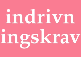 Synonym indrivningskrav
