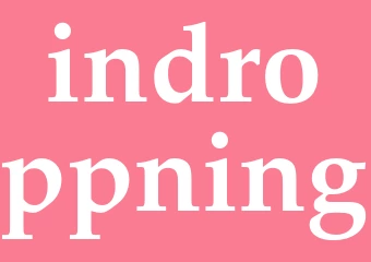 Synonym indroppning