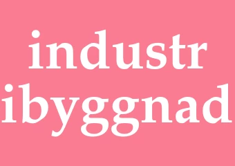 Synonym industribyggnad