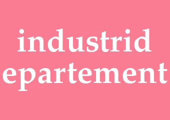 Synonym industridepartement