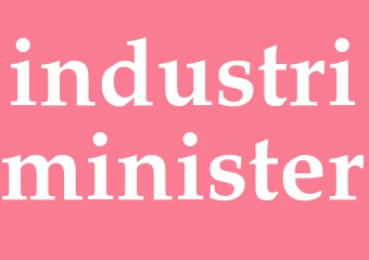 Synonym industriminister