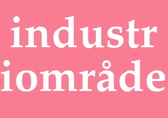 Synonym industriområde