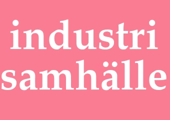 Synonym industrisamhälle