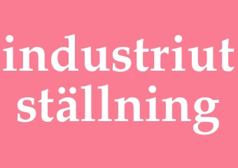 Synonym industriutställning