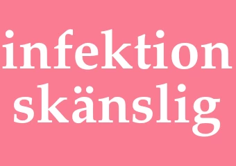 Synonym infektionskänslig