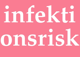 Synonym infektionsrisk