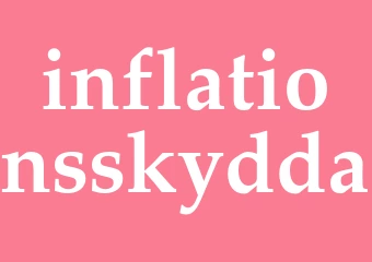 Synonym inflationsskydda
