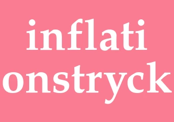Synonym inflationstryck
