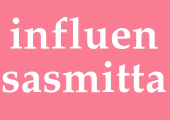 Synonym influensasmitta