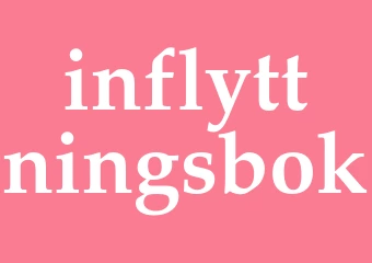 Synonym inflyttningsbok