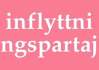 Synonym inflyttningspartaj