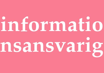 Synonym informationsansvarig