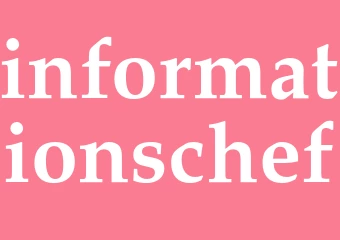 Synonym informationschef
