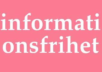 Synonym informationsfrihet