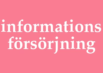 Synonym informationsförsörjning