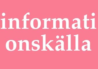 Synonym informationskälla