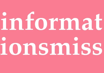 Synonym informationsmiss