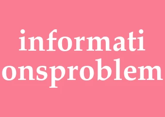 Synonym informationsproblem
