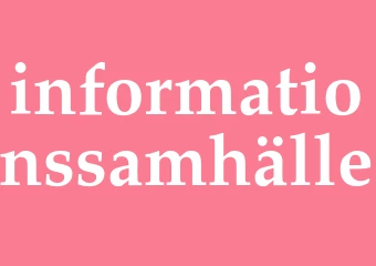 Synonym informationssamhälle