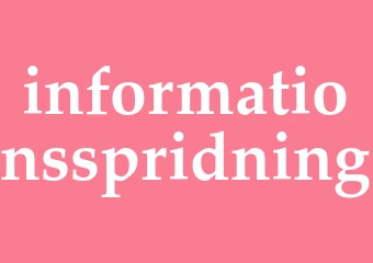 Synonym informationsspridning
