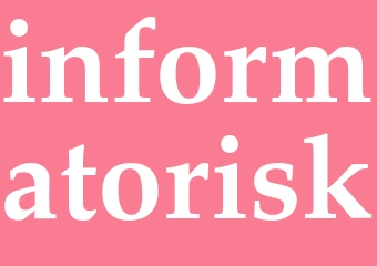 Synonym informatorisk