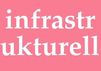 Synonym infrastrukturell