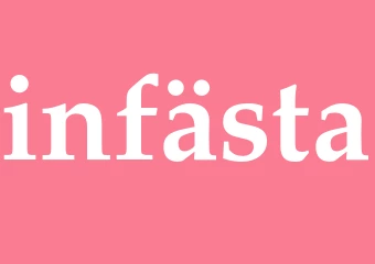 Synonym infästa