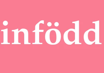Synonym infödd