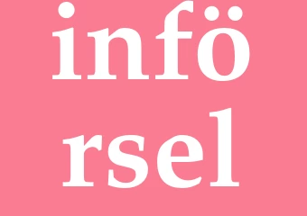 Synonym införsel