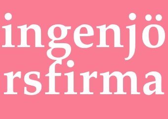 Synonym ingenjörsfirma
