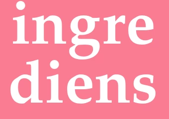 Synonym ingrediens
