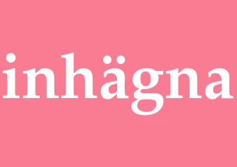 Synonym inhägna