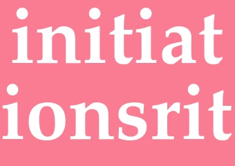 Synonym initiationsrit