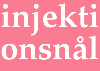Synonym injektionsnål