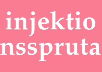 Synonym injektionsspruta