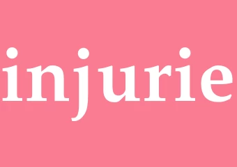 Synonym injurie