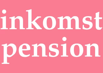 Synonym inkomstpension