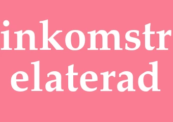 Synonym inkomstrelaterad