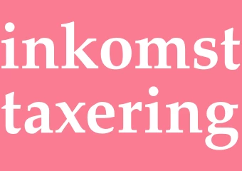 Synonym inkomsttaxering