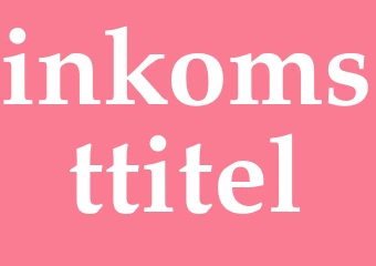 Synonym inkomsttitel