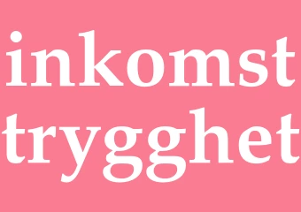 Synonym inkomsttrygghet