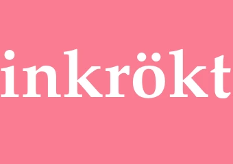 Synonym inkrökt