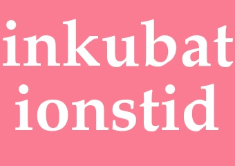 Synonym inkubationstid