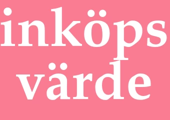 Synonym inköpsvärde