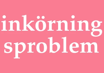 Synonym inkörningsproblem