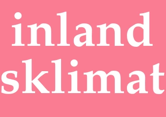 Synonym inlandsklimat