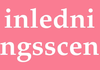 Synonym inledningsscen