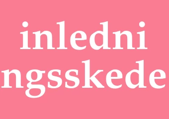 Synonym inledningsskede