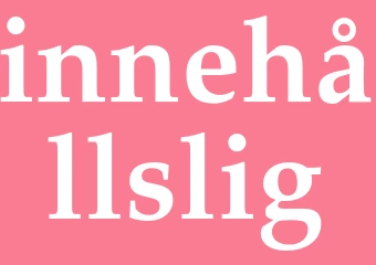 Synonym innehållslig