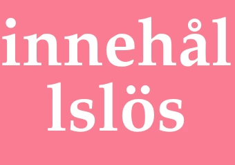 Synonym innehållslös